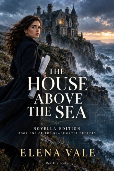 The House Above the Sea romantic suspense novella cover by Elena Vale